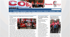 Desktop Screenshot of cobas-scuola.it
