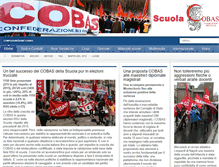 Tablet Screenshot of cobas-scuola.it
